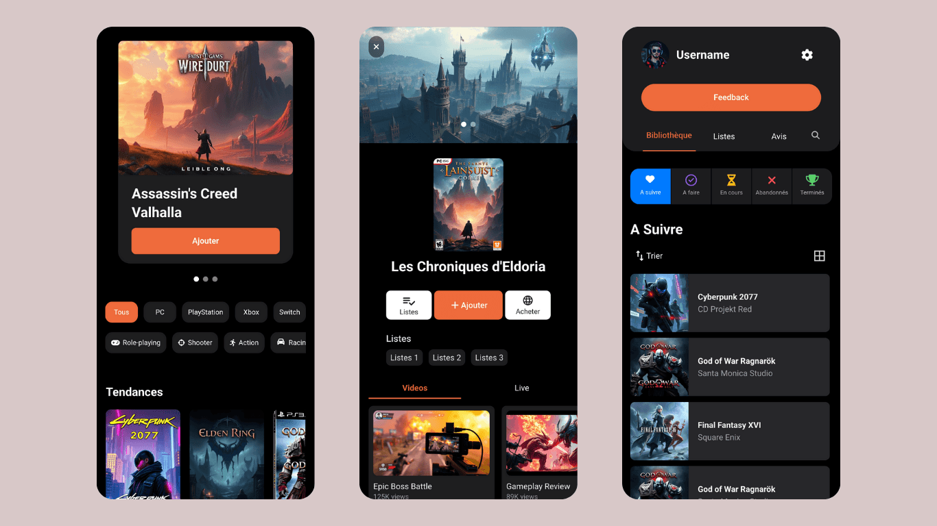 Playlyst Mobile App